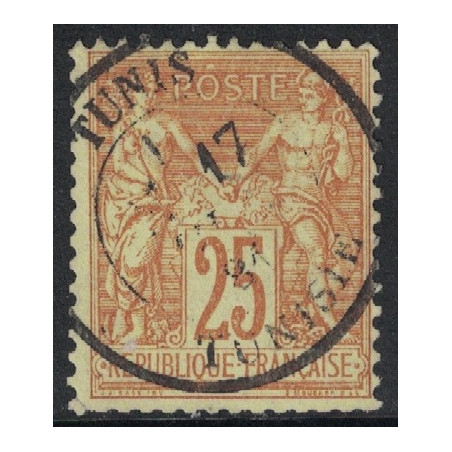 No092 - TUNIS - TUNISIE - CACHET A DATE - COTE 40€.
