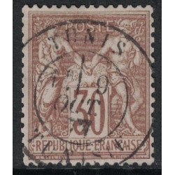 No069 - TUNIS - TUNISIE - CACHET A DATE - 9 AOUT 1877.