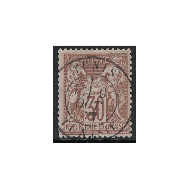 No069 - TUNIS - TUNISIE - CACHET A DATE - 9 AOUT 1877- COTE 250€ - RARE.