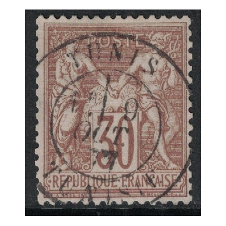 No069 - TUNIS - TUNISIE - CACHET A DATE - 9 AOUT 1877.