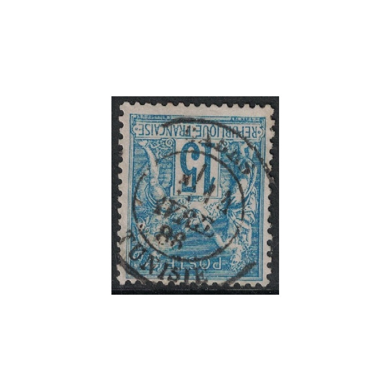 No090 - GABES - TUNISIE - CACHET A DATE T17 - SAGE -  11 AVRIL 1888.