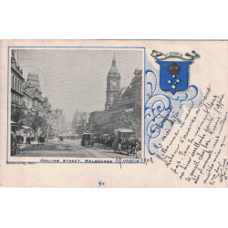 CEYLAN - CARTE POSTALE POUR LA FRANCE - CACHET PAQUEBOT - LIGNE T PAQ.FR.N°6 - LE 4-4-1903 - RARE.