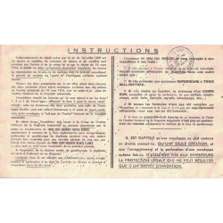 MULLER - 15F x 4 - SUR ENVELOPPE RECOMMANDEE A SYSTEME SOLEAU PERFORE - POUR LE DEPOT DES BREVET D'INVENTION - 24-2-1956.