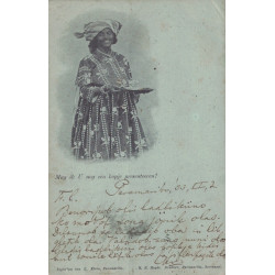 SURINAME - COLONIE DES PAYS-BAS - PARAMARIBO - LE 2-2-1903 - CACHET RECTANGULAIRE - SURINAME VIA HAVRE.