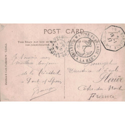 COLON A BORDEAUX L.D.N°1 - CARTE POSTALE DE LA TRINIDAD A PORT OF SPAIN.