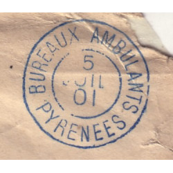 MINISTERE DES POSTES - LEON MOUGEOT - FAMEUSES BOITES A LETTRE "MOUGEOTTES" - BUREAUX AMBULANTS PYRENEES