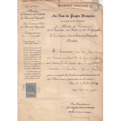 MINISTERE DES POSTES - LEON MOUGEOT - FAMEUSES BOITES A LETTRE "MOUGEOTTES" - BUREAUX AMBULANTS PYRENEES
