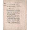 DIRECTION GENERALE DES POSTES - LE CONTROLEUR DES POSTES - ISERE - GRENOBLE - 10-10-1825.