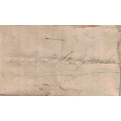 MARSEILLE - LAZARET D'ARENC - LETTRE DU LAZARET LE  23-5-1819.