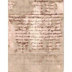 BOUCHES DU RHONE - MARSEILLE - DU LAZARETO LE 10 JUIN 1819 - PURIFICATION PAR IMMERSSION.