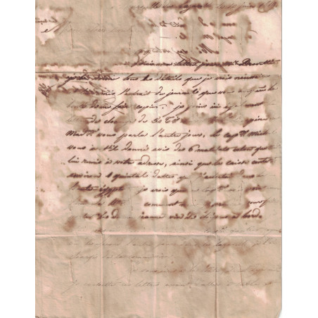 BOUCHES DU RHONE - MARSEILLE - DU LAZARETO LE 10 JUIN 1819 - PURIFICATION PAR IMERSSION.