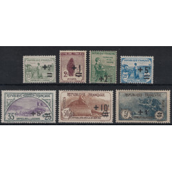 No0162 A 169 - ORPHELINS DE GUERRE - SERIE COMPLETE - NEUF**