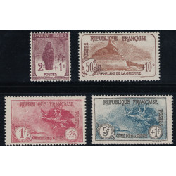 No0229 A 0232 - 3ème SERIE COMPLETE DES ORPHELINS - COTE 630€.