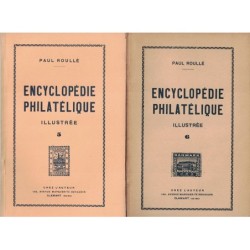 ENCYCLOPEDIE PHILATELIQUE ILLUSTREE - ENSEMBLE DE 11 OUVRAGES RAREMENT PROPOSE - PAUL ROULLE - 1958-1963.