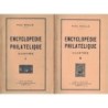 ENCYCLOPEDIE PHILATELIQUE ILLUSTREE - ENSEMBLE DE 11 OUVRAGES RAREMENT PROPOSE - PAUL ROULLE - 1958-1963.