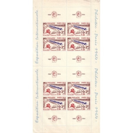 BLOC FEUILLET No0006 - EXPOSITION INTERNATIONALE PHILATEC 1964.