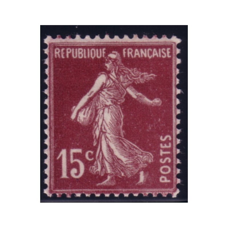 No0189 - SEMEUSE 15c BRUN LILAS - NEUF**.