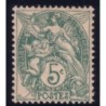 No0111 - TYPE BLANC 5c VERT - NEUF**.