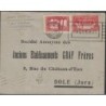 ALGERIE - ENVELOPPE DE PHILLIPEVILLE - OMEC D'ENTREE MARSEILLE GARE - PAQUEBOT - 24-7-1937.