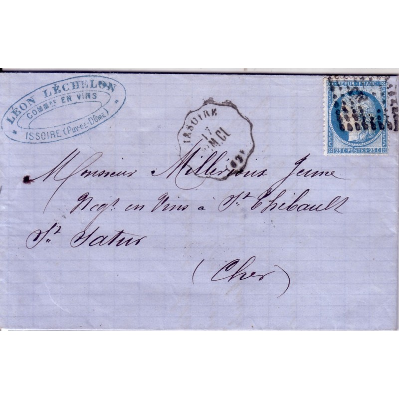 PUY DE DOME - CONVOYEUR STATION ISSOIRE NIM.CL. 17-9-1873.