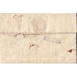 HAUTE GARONNE - DEBOURSES. DE TOULOUSE 11-10-1781.
