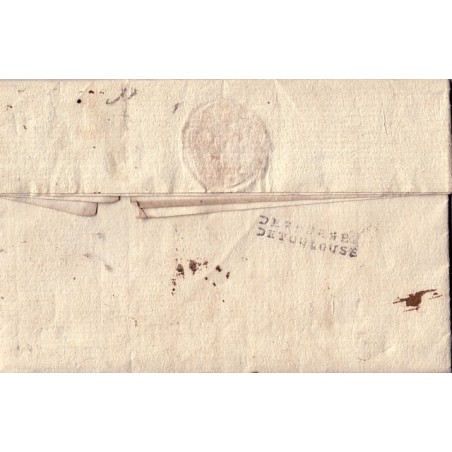 HAUTE GARONNE - DEBOURSES. DE TOULOUSE 11-10-1781.