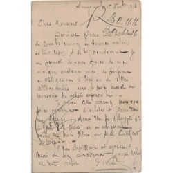 TURQUIE - EMPIRE OTTOMAN - SMYRNE LE 16-11-1916 - ENTIER CARTE POSTALE AVEC COMPLEMENT POUR LA SUISSE.
