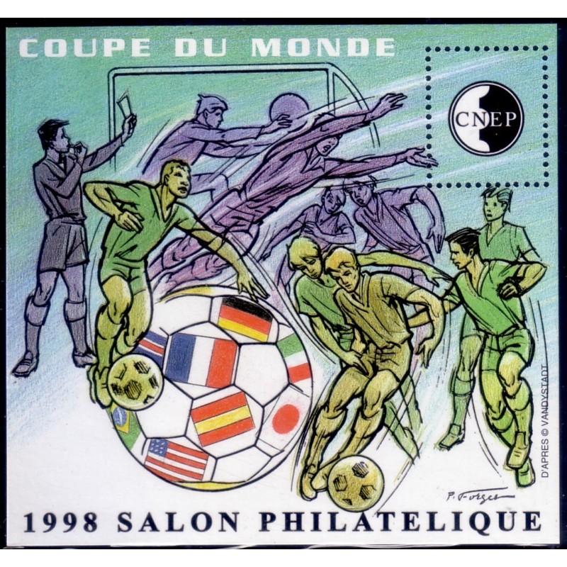 BLOC DE LA C.N.E.P No26 - COUPE DU MONDE - LYON 1998.