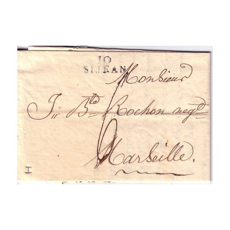 AUDE - 10 SIJEAN DU 27 DECEMBRE 1826.