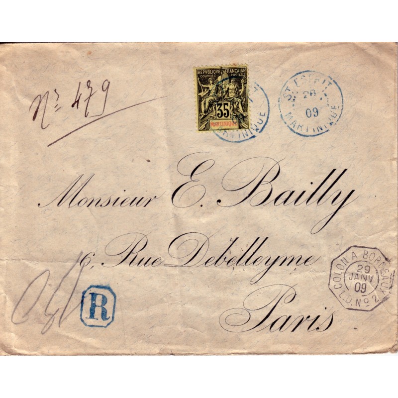 MARTINIQUE - ST ESPRIT / No48 - COLON A BORDEAUX L.D.No2.