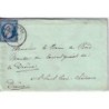 SAVOIE-No14 DE FRANCE CACHET SARDE AIX LES BAINS DU 11 JUILLET 1860