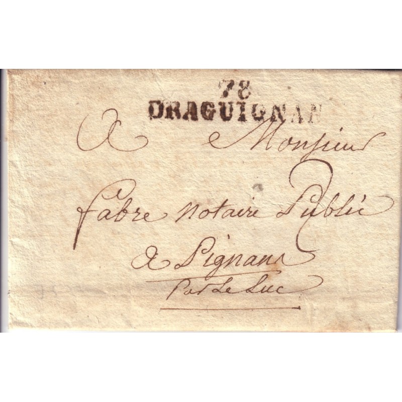 VAR - 78 DRAGUIGNAN DU 4 FEVRIER 1804