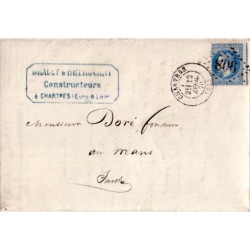 EURE ET LOIR-CHARTRES-COURRIER ENTETE ETS BRAULT & BETHOUART.