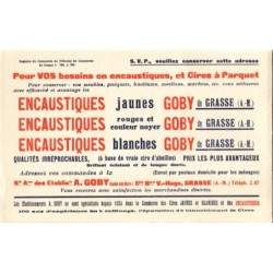 ALPES MARITIMES - BUVARD NEUF - ENCAUSTIQUES GOBY - GRASSE.