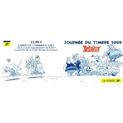 BC3227 - JOURNEE DU TIMBRE ASTERIX - CARNET NON PLIE.