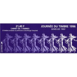 BC2992 - JOURNEE DU TIMBRE 1996 - SEMEUSE 1903 - CARNET NON PLIE.