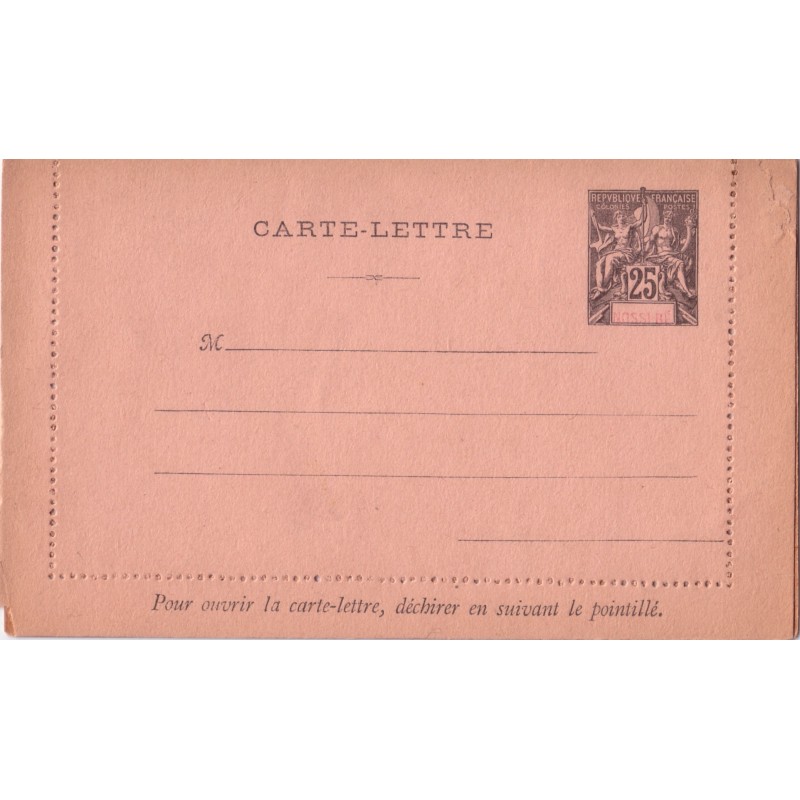 NOSSI BE - TYPE GROUPE CARTE LETTRE 25c.
