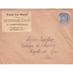 LOIRE-ESTIVAREILLES T84 DU 6 NOVEMBRE 1897 /15c TYPE SAGE.