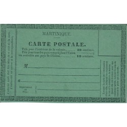 MARTINIQUE - CARTE POSTALE...