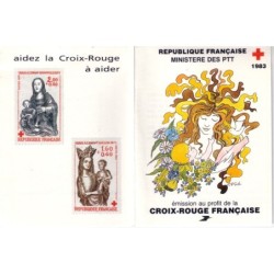 CROIX ROUGE - CARNET DE 1983.