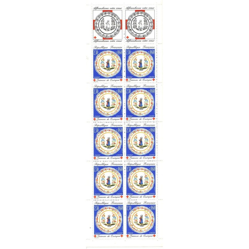 CROIX ROUGE - CARNET DE 1990.