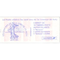 CARNET - LES CENT ANS DE LA SEMEUSE DE ROTY-No1511.