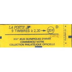 MARIANNE DE BRIAT - No2614-C8 - XVIe JEUX OLYMPIQUES D'HIVER.