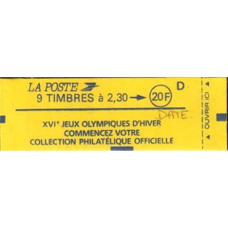 MARIANNE DE BRIAT - No2614-C8 - XVIe JEUX OLYMPIQUES D'HIVER.