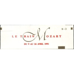 MARIANNE DE BRIAT - No2614-C11 - LA POSTE AVEC LE TRAIN MOZART.