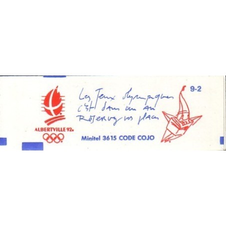 MARIANNE DE BRIAT - No2614-C10 - JEUX OLYMPIQUES 1992 ALBERVILLE.