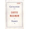 CATALOGUE DES CARTES MAXIMUM DE FRANCE - 1959.
