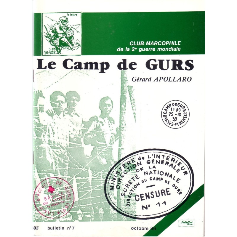 LE CAMP DE GURS - GERARD APOLLARO - No7 - 1986.