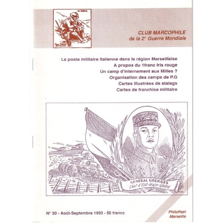LA POSTE MILITAIRE-CAMP D'INTERNEMENT AUX MILLES.
