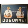 DUBONNET - SOUS-MAIN PUBLICITAIRE-AVEC BUVARDS - RARE